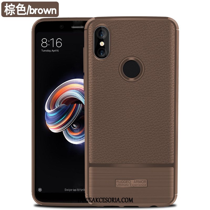 Etui Xiaomi Redmi Note 5 Telefon Komórkowy Czerwony Anti-fall, Pokrowce Xiaomi Redmi Note 5 Szary Mały Beige