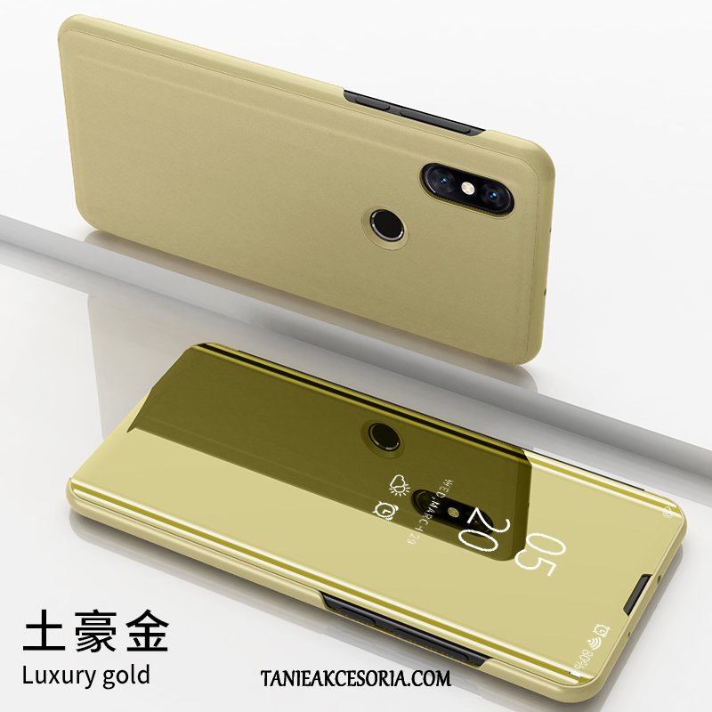 Etui Xiaomi Redmi Note 6 Pro Klapa All Inclusive Mały, Obudowa Xiaomi Redmi Note 6 Pro Czerwony Telefon Komórkowy Ochraniacz Beige