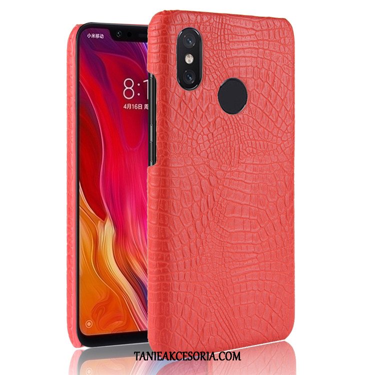 Etui Xiaomi Redmi Note 6 Pro Wzór Krokodyla Mały Trudno, Pokrowce Xiaomi Redmi Note 6 Pro Czerwony Telefon Komórkowy Ochraniacz Orange Beige