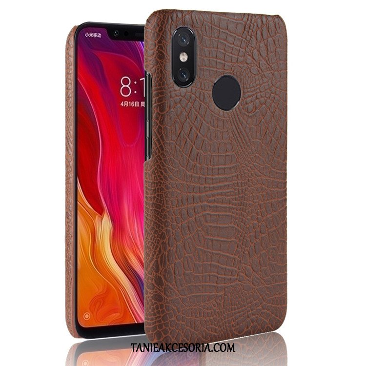 Etui Xiaomi Redmi Note 6 Pro Wzór Krokodyla Mały Trudno, Pokrowce Xiaomi Redmi Note 6 Pro Czerwony Telefon Komórkowy Ochraniacz Orange Beige