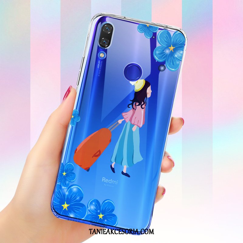 Etui Xiaomi Redmi Note 7 Balon Miękki Czerwony, Pokrowce Xiaomi Redmi Note 7 Wzór Wiszące Ozdoby Telefon Komórkowy Beige