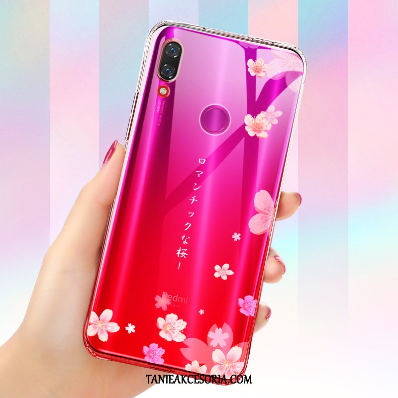 Etui Xiaomi Redmi Note 7 Balon Miękki Czerwony, Pokrowce Xiaomi Redmi Note 7 Wzór Wiszące Ozdoby Telefon Komórkowy Beige