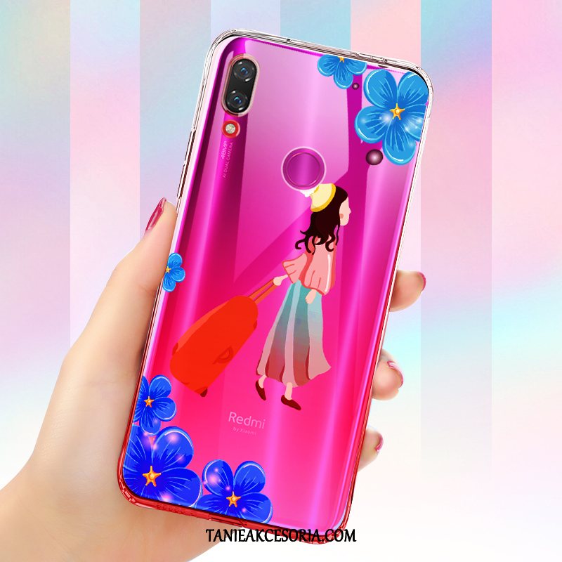 Etui Xiaomi Redmi Note 7 Balon Miękki Czerwony, Pokrowce Xiaomi Redmi Note 7 Wzór Wiszące Ozdoby Telefon Komórkowy Beige