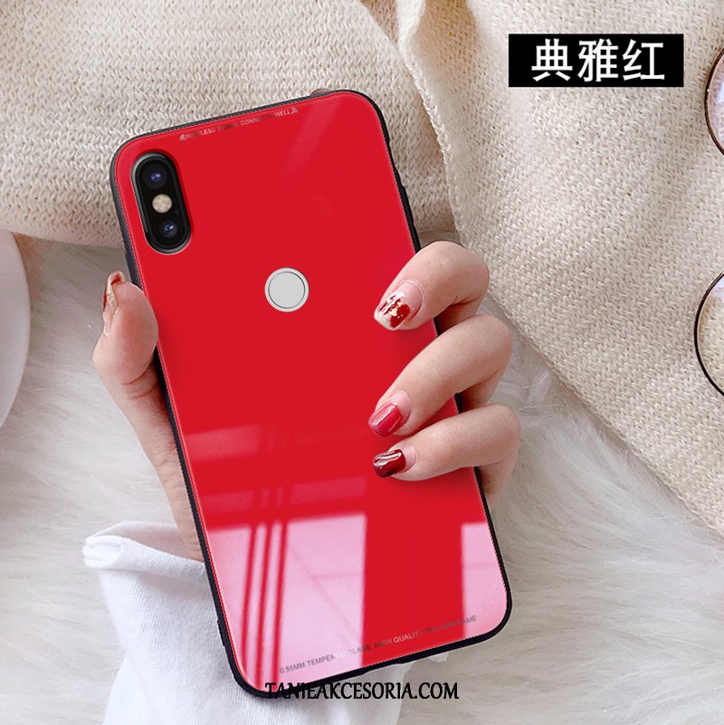 Etui Xiaomi Redmi S2 Czerwony Czerwony Netto Biały, Pokrowce Xiaomi Redmi S2 Obrzeża Szkło Tendencja Beige