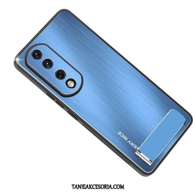 Etui do Honor 90 Pro Szczotkowany Stop Aluminium Ze Wspornikiem