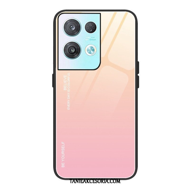 Etui do Oppo Reno 8 Pro Uwierz W Szkło Hartowane