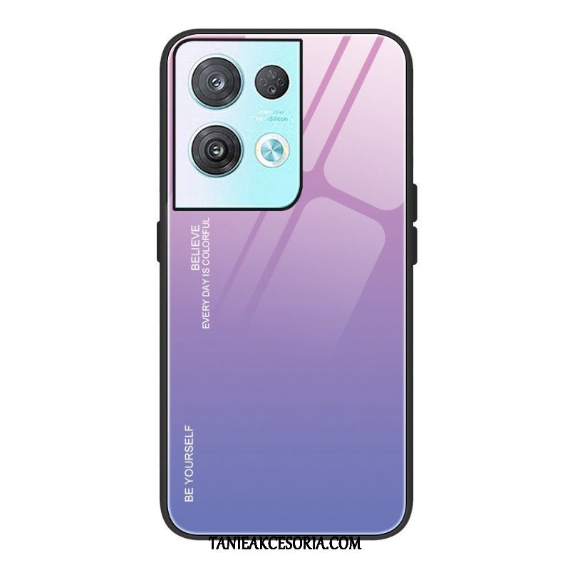 Etui do Oppo Reno 8 Pro Uwierz W Szkło Hartowane