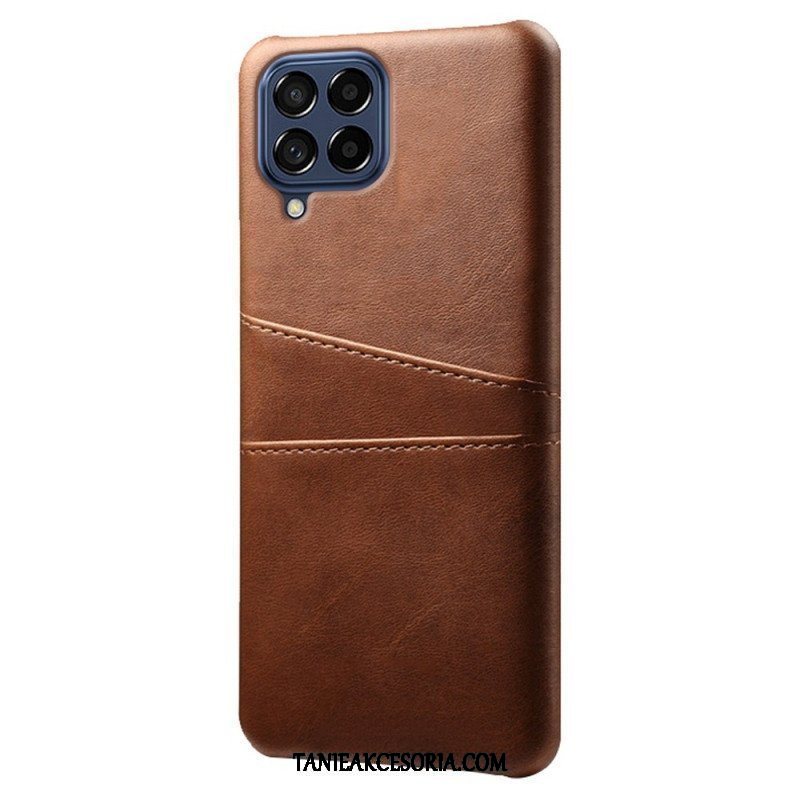 Etui do Samsung Galaxy M53 5G Etui Na Karty Z Efektem Skóry