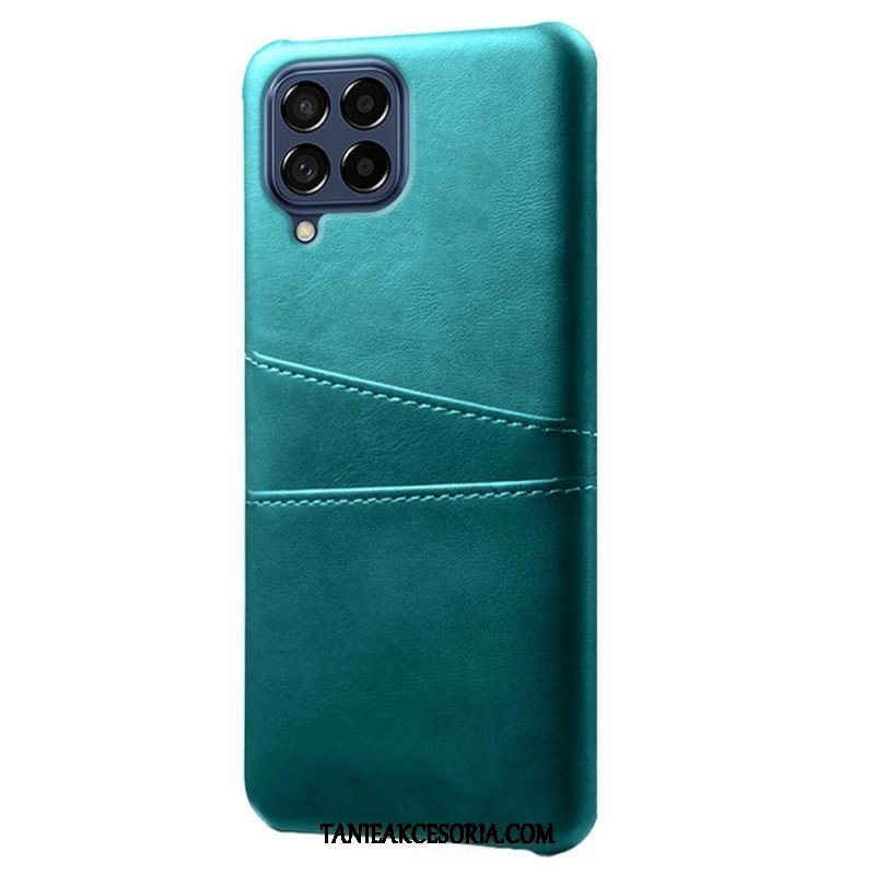 Etui do Samsung Galaxy M53 5G Etui Na Karty Z Efektem Skóry