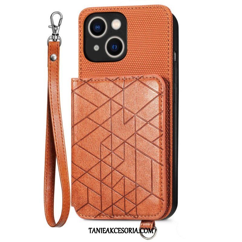 Etui do iPhone 14 Plus Etui Na Karty Ze Sztucznej Skóry