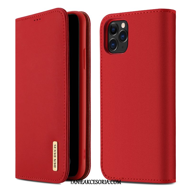 Etui iPhone 12 Pro Max Magnetyzm Wysoki Koniec Skóra, Obudowa iPhone 12 Pro Max Telefon Komórkowy Anti-fall Czarny