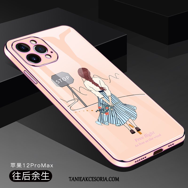 Etui iPhone 12 Pro Max Przezroczysty Ochraniacz Silikonowe, Obudowa iPhone 12 Pro Max Cienkie Anti-fall Tendencja