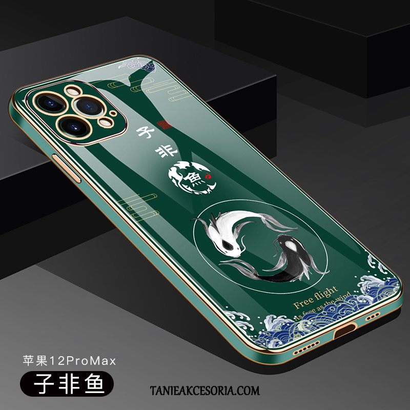 Etui iPhone 12 Pro Max Przezroczysty Ochraniacz Silikonowe, Obudowa iPhone 12 Pro Max Cienkie Anti-fall Tendencja