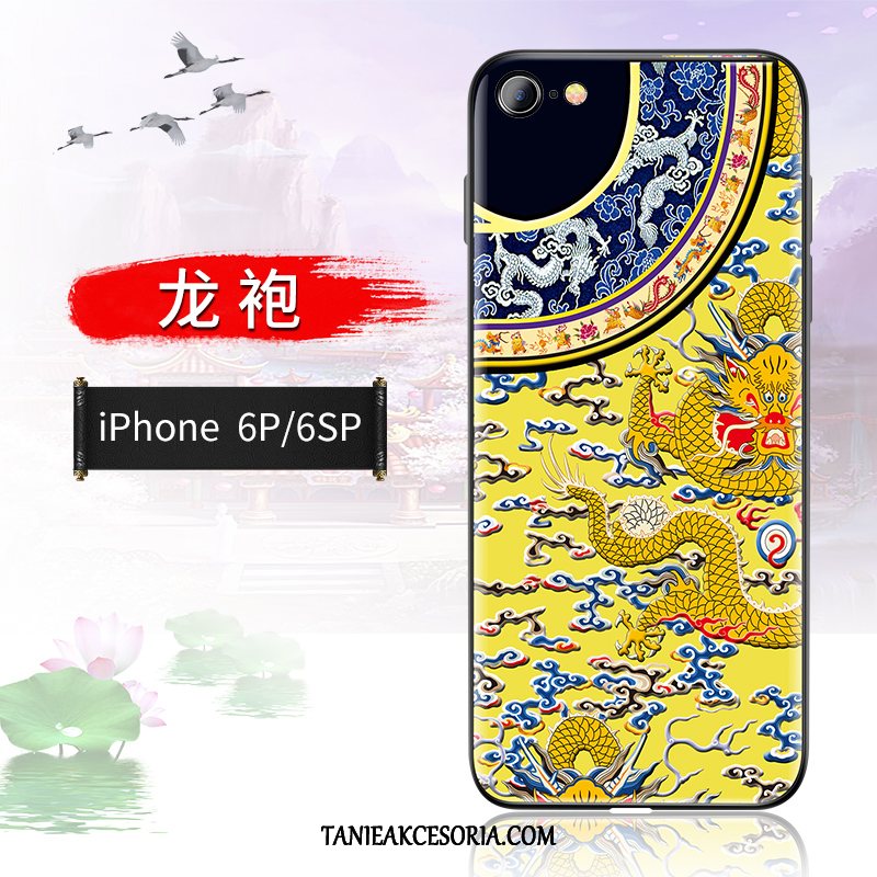 Etui iPhone 6/6s Plus Chiński Styl Relief Kreatywne, Obudowa iPhone 6/6s Plus Anti-fall Silikonowe Telefon Komórkowy