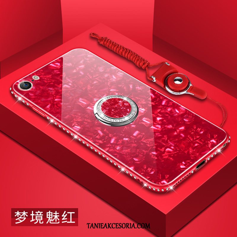 Etui iPhone 8 Czerwony Netto Telefon Komórkowy Tendencja, Futerał iPhone 8 Lustro Osobowość Różowe