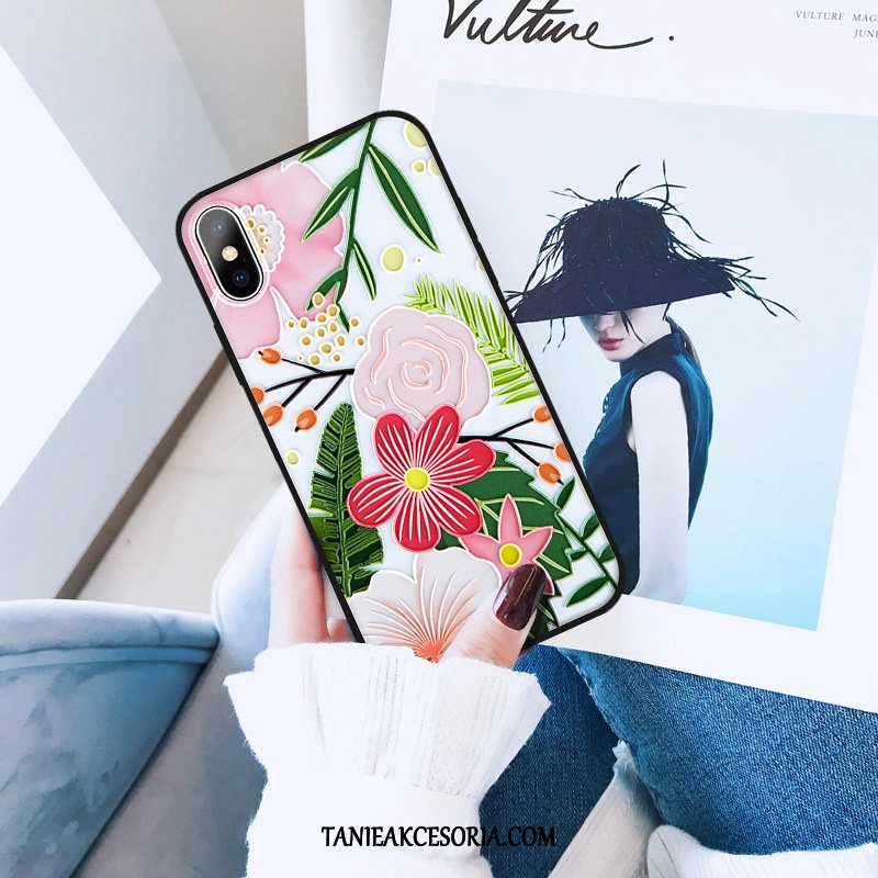 Etui iPhone X Vintage Telefon Komórkowy All Inclusive, Pokrowce iPhone X Zielony Miękki Czarny