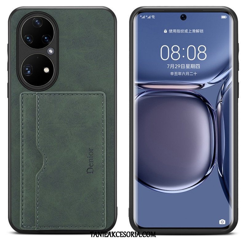 Futerały do Huawei P50 Pro Posiadacz Karty Denior