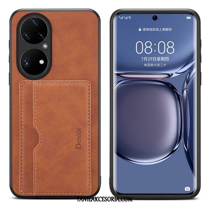 Futerały do Huawei P50 Pro Posiadacz Karty Denior