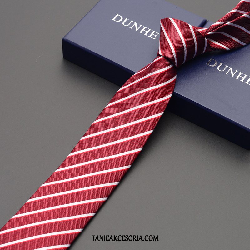 Męskie Krawat Z Pracy Ślubna Pan Młody, Krawat Biznes Męska Koszula Rot Blau Schwarz