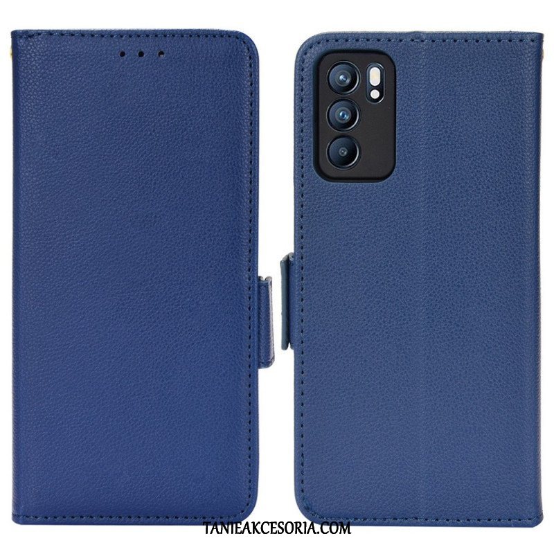 Obudowa Etui Na Telefon do Oppo Reno 6 5G Etui Folio Flap Double Nowe Kolory