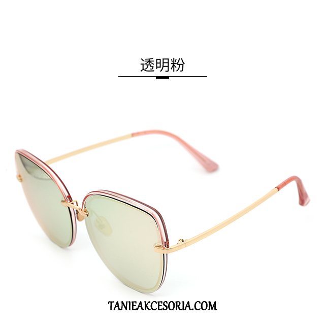 Damskie Okulary Przeciwsłoneczne Moda Przezroczysty Trendy, Okulary Przeciwsłoneczne Wielki Damska Plażowe Rosa