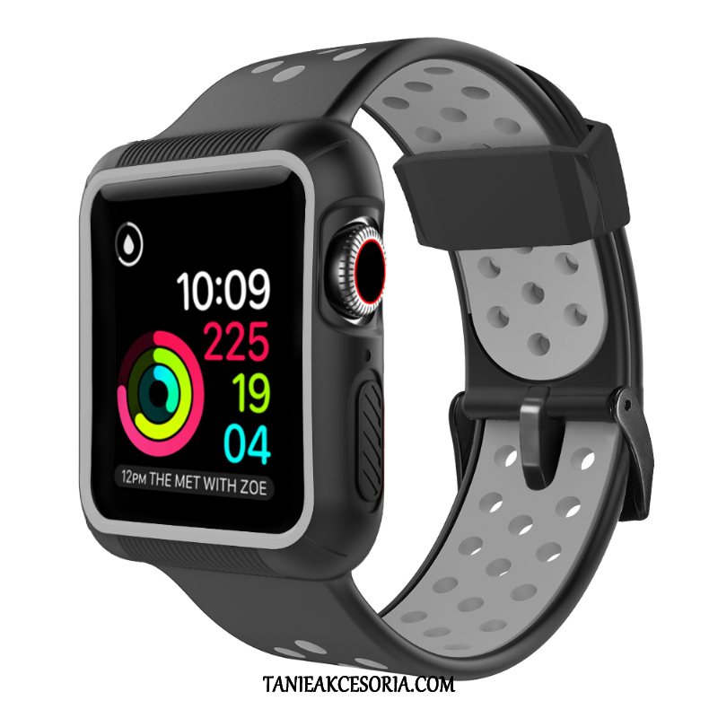 Etui Apple Watch Series 1 Ochraniacz Tendencja Anti-fall, Futerał Apple Watch Series 1 Czarny Sportowe Bicolored