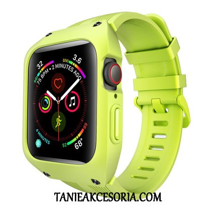 Etui Apple Watch Series 1 Ochraniacz Zielony All Inclusive, Futerał Apple Watch Series 1 Anti-fall Sportowe Silikonowe