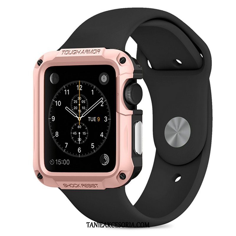 Etui Apple Watch Series 1 Różowe Złoto Sportowe Outdoor, Pokrowce Apple Watch Series 1 Ochraniacz