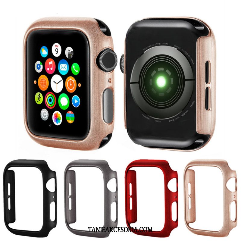 Etui Apple Watch Series 4 Anti-fall Ochraniacz Wzór, Futerał Apple Watch Series 4 Różowe Jedwab Nowy