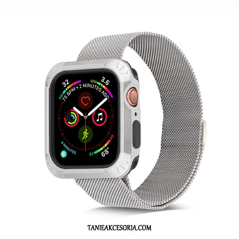 Etui Apple Watch Series 5 Biały Poszycie Akcesoria, Futerał Apple Watch Series 5 Miękki All Inclusive Silikonowe