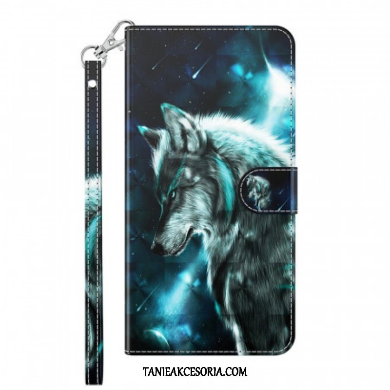 Etui Folio do Google Pixel 6 Pro Majestatyczny Wilk