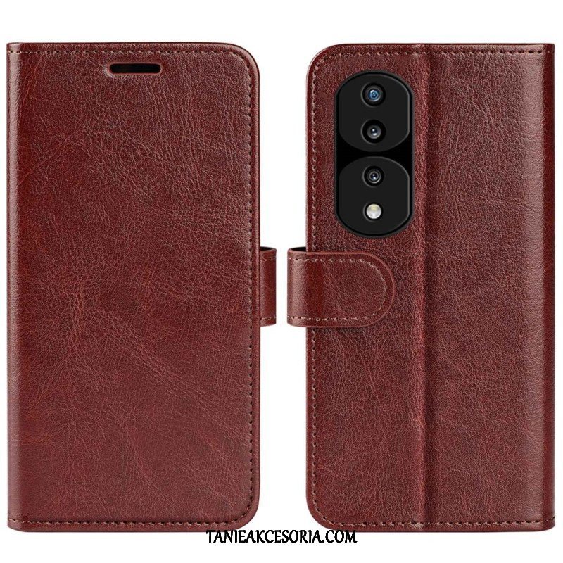 Etui Folio do Honor 70 Designerski Efekt Skóry