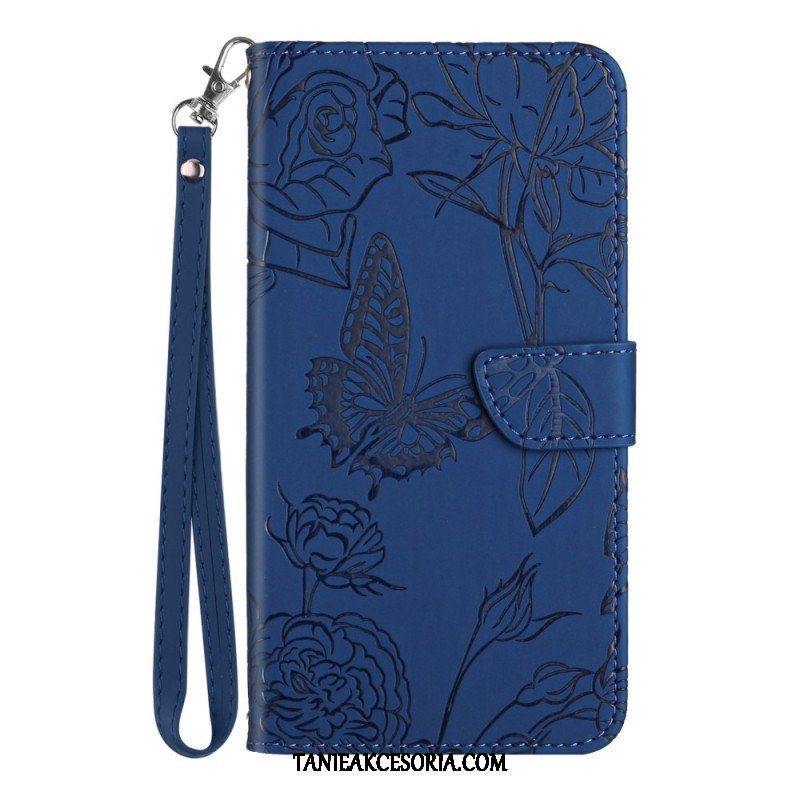 Etui Folio do Honor 90 Motyle I Smycz