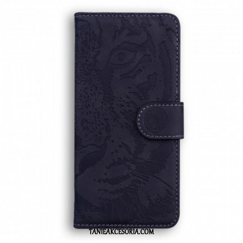 Etui Folio do Huawei P50 Nadruk Twarzy Tygrysa