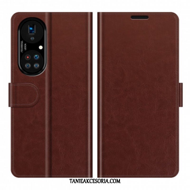 Etui Folio do Huawei P50 Pro Stylowy Skórzany Projekt