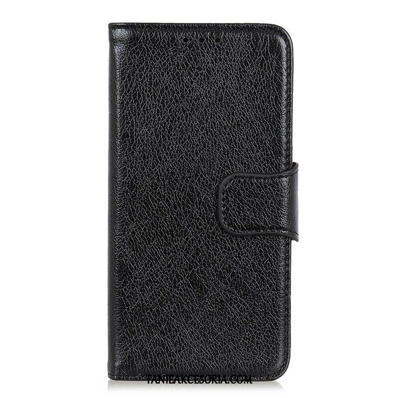 Etui Folio do OnePlus Nord 2 5G Dwoina Skóry Nappa