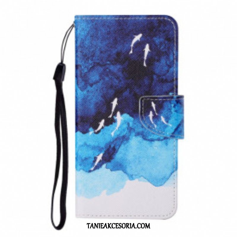 Etui Folio do Oppo A15 Morze Ze Stringami