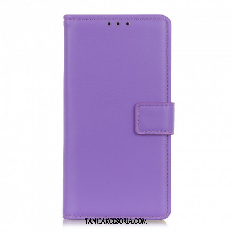 Etui Folio do Oppo A54 5G / A74 5G Zwykła Sztuczna Skóra