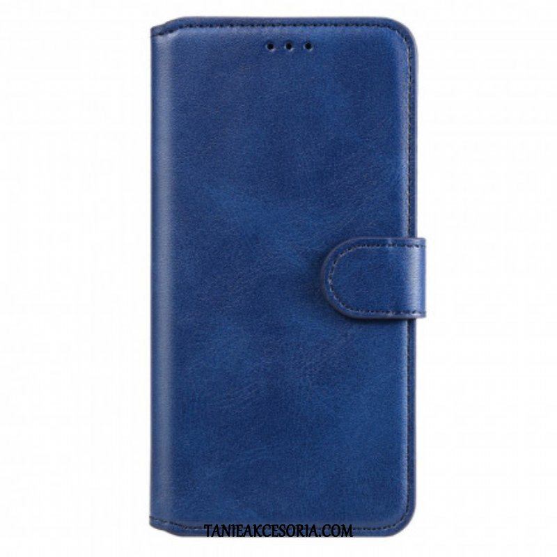 Etui Folio do Oppo Reno 6 5G Jednolity Kolor