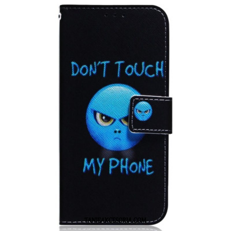 Etui Folio do Oppo Reno 8 Pro z Łańcuch Smycz Emoji Telefon