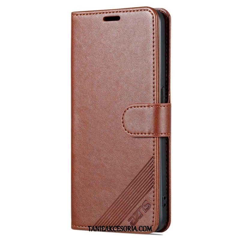 Etui Folio do Oppo Reno 8 Sztuczna Skóra Azns