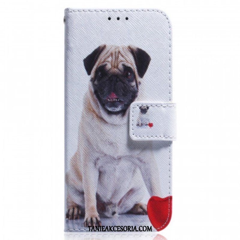 Etui Folio do Poco F4 Mops Pies