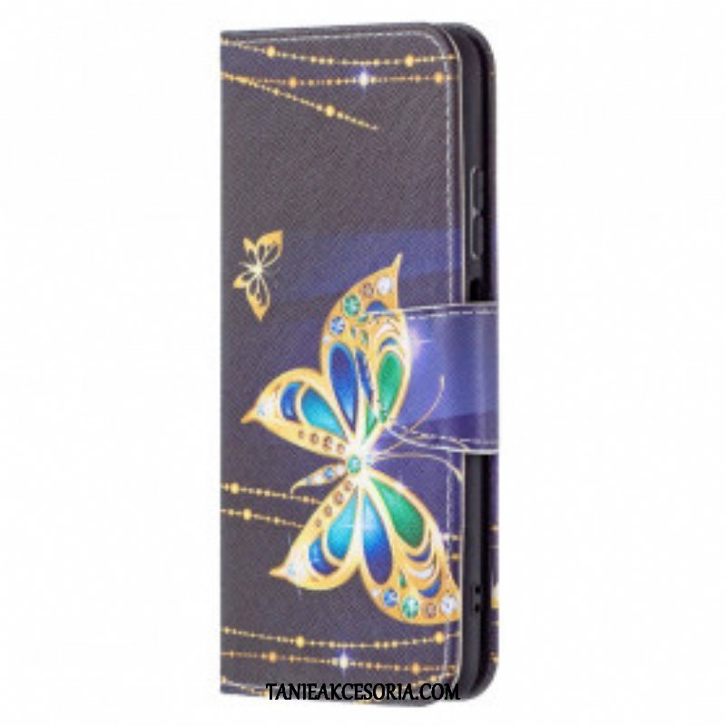 Etui Folio do Poco M5s Magiczny Motyl