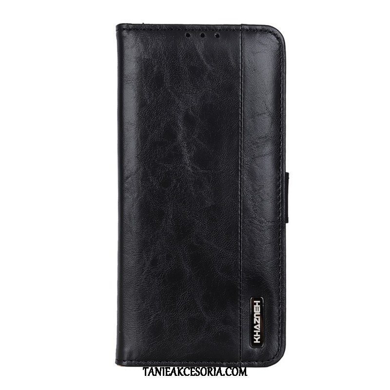 Etui Folio do Samsung Galaxy A13 5G / A04s Khazneh Elegancki Skórzany Styl