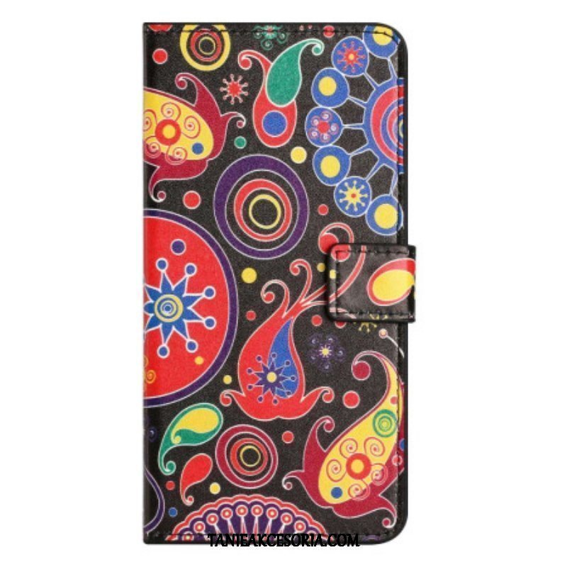 Etui Folio do Samsung Galaxy A14 / A14 5G Projekt Galaktyki