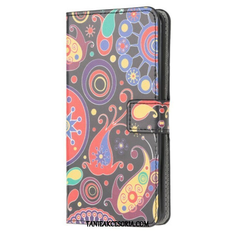 Etui Folio do Samsung Galaxy A52 4G / A52 5G / A52s 5G Rysunki Galaktyk