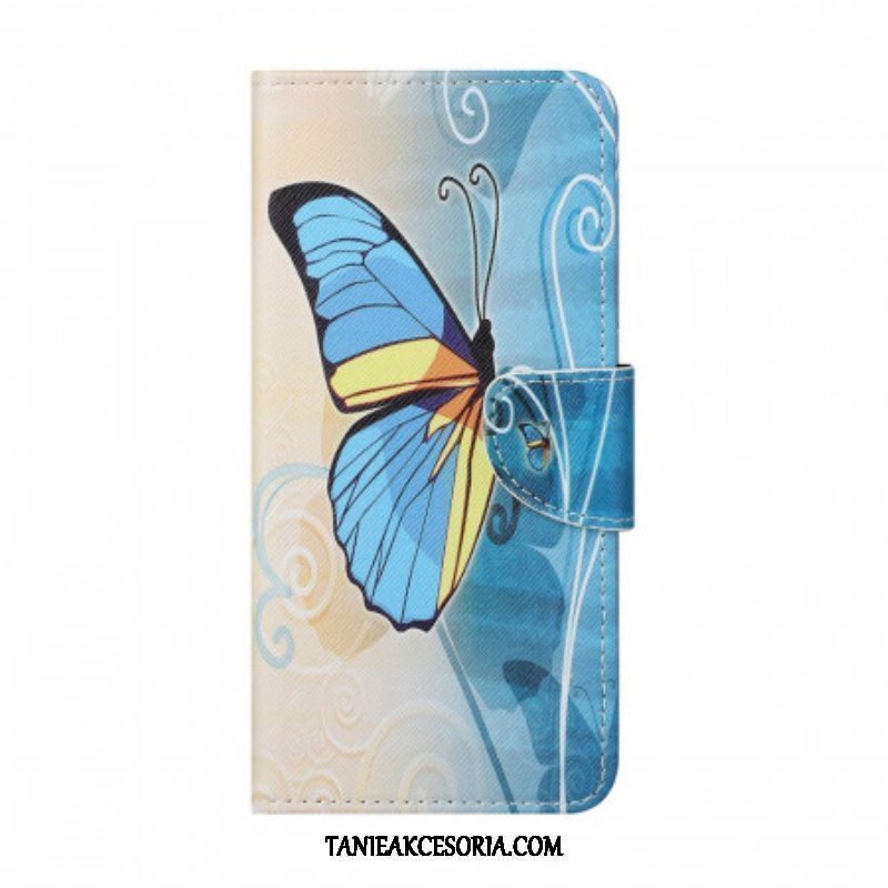 Etui Folio do Samsung Galaxy M23 5G Królewski Motyl