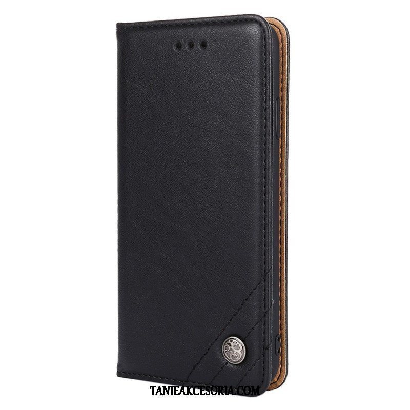 Etui Folio do Samsung Galaxy M52 5G Szczotkowana Skóra