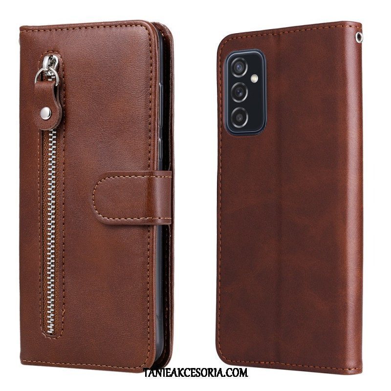 Etui Folio do Samsung Galaxy M52 5G Zamek Błyskawiczny