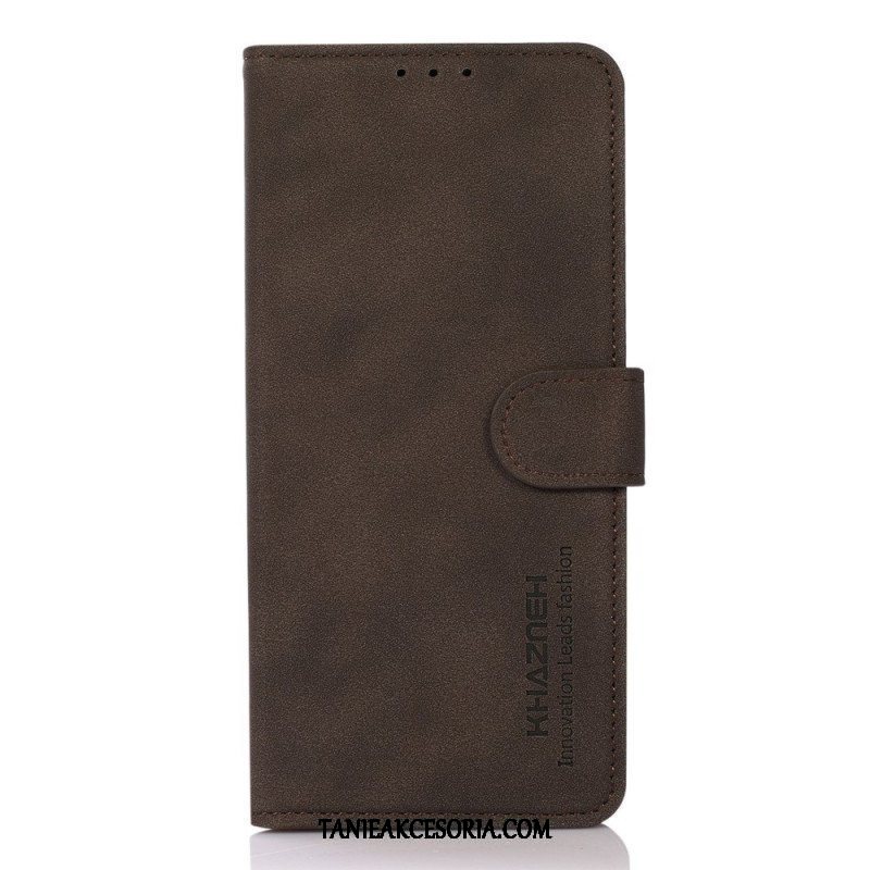 Etui Folio do Samsung Galaxy M53 5G Imitacja Skóry Khazneh